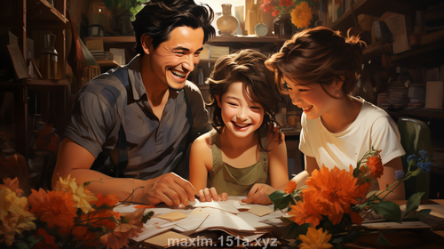 一年の思い出、家族で思い楽しむ のメイン画像